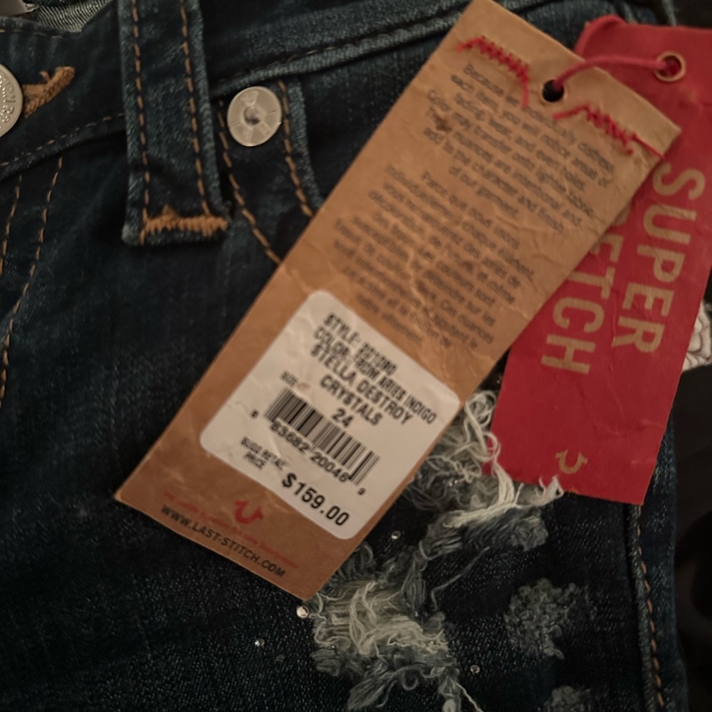 True Religion Distressed Denim Jeans